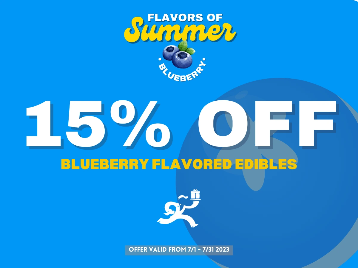 Summer of Flavors Blueberry Edibles 15% Off